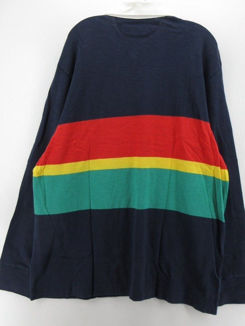 Polo Ralph Lauren Rugby Polo Shirt XXL Crest Striped Custom Fit Preppy* - Picture 10 of 13